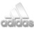 阿迪达斯的白色标志 Adidas white logo